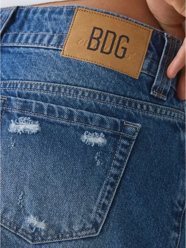 UO BDG Game Day Low-Rise Denim Micro Mini Skirt Urban Outfitters Indigo XL - Image 3