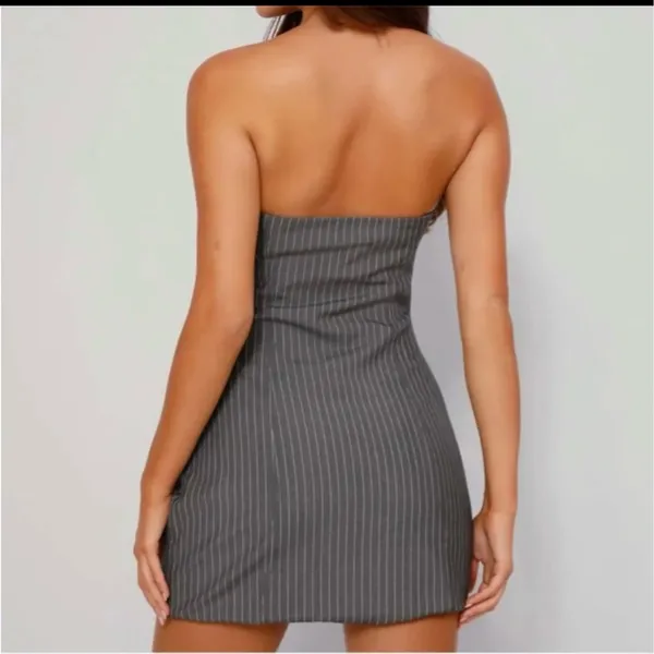 Tiger Mist NWT Briel Dress Pinstripe - Image 2