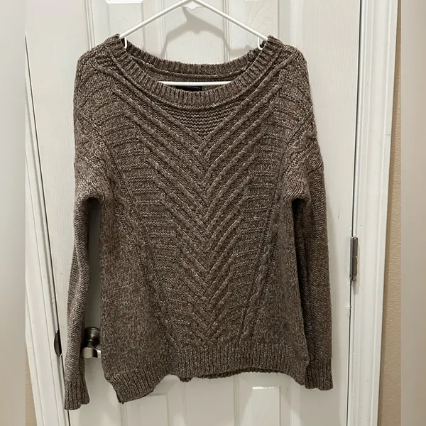 American Eagle Knit wool blend Sweater Medium - Image 12
