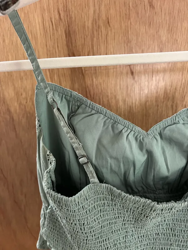 Hollister Cami Crochet Crop Top - Image 6