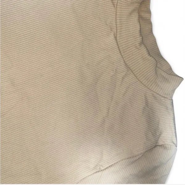 Tan mock neck t - Image 3