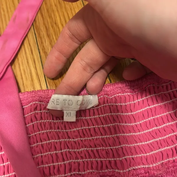MORE TO COME Kristen Halter Mini Dress in Pink - Image 10