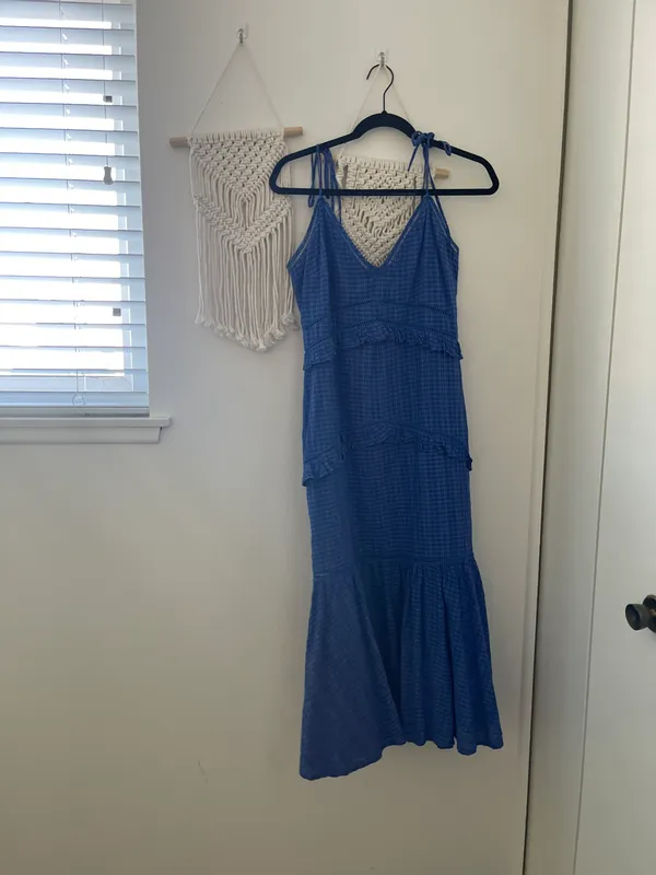 Lovers + Friends Ulyanna Midi Dress in Cobalt - Image 2