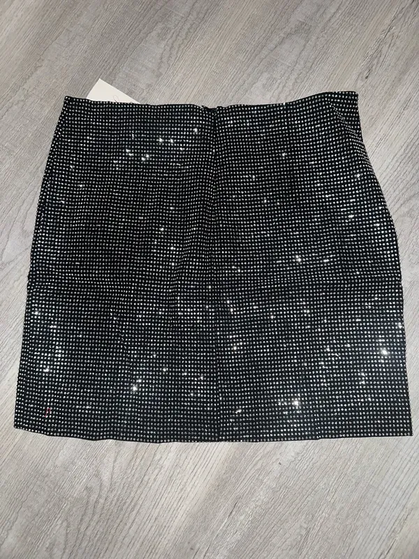 Cloud Ten Rhinestone Mini Skirt - Image 2