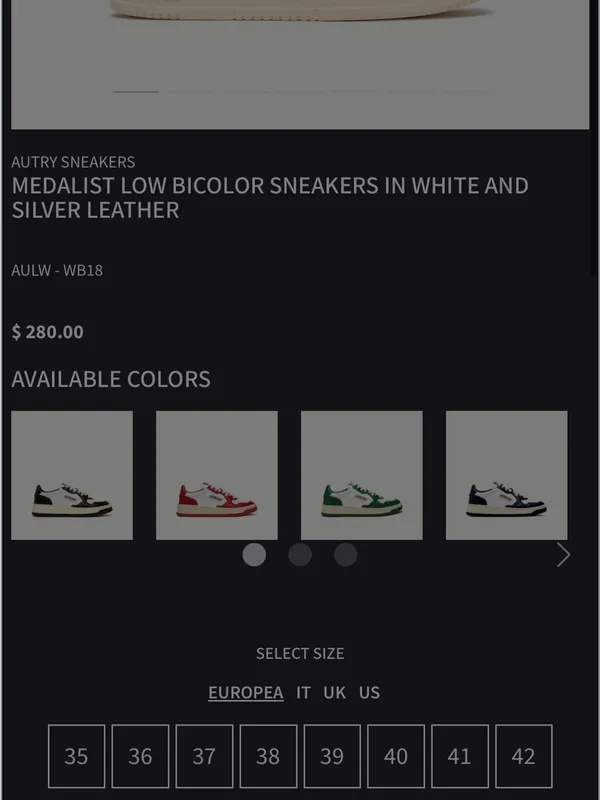 Autry Silver Low - Image 2