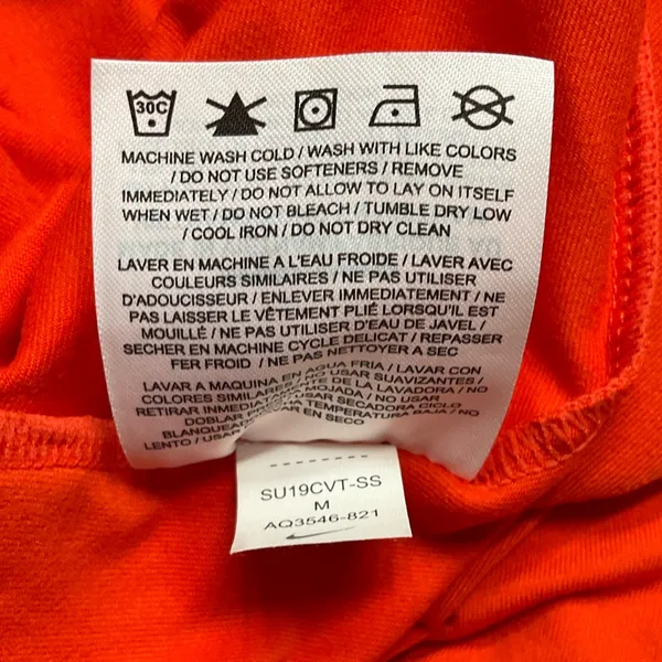 Nike Dri-Fit Clemson Quarter-zip Long Sleeve Lightweight Pullover Size Medium - Image 5