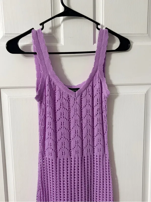 Chambery Lilac Knit Tank Dress - Women - Image 3