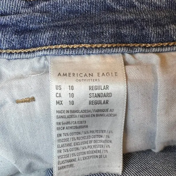 American Eagle Women's Mom Ankle Jeans Size 10 - Image 4