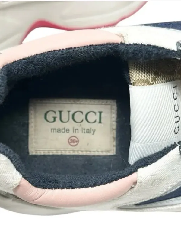 Gucci Rhyton GG Canvas Multi Monogram Low Top Sneakers Runners Size 38.5 - Image 10
