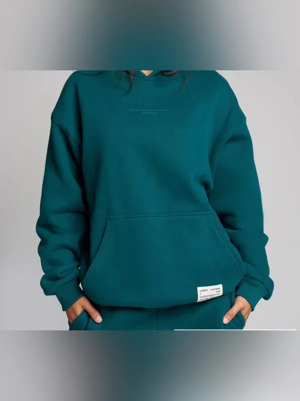 Affirmation Collection Volume 9 Teal Pullover Hoodie Green Size L - Image 3