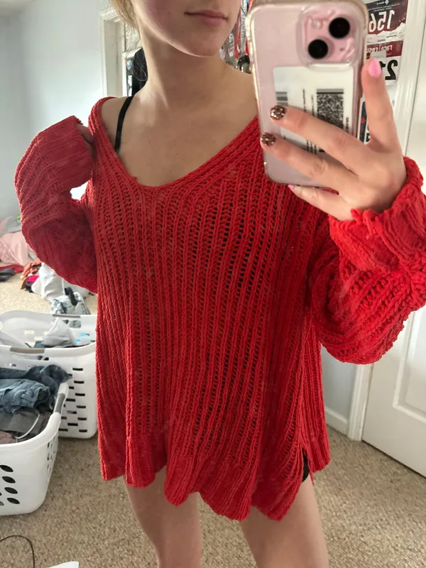 Pink Lily Sweater  - Image 2