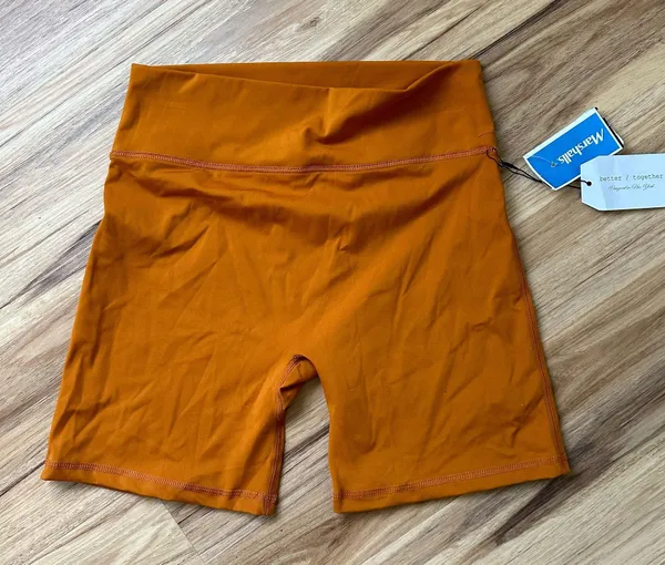 Better Together Orange biker shorts - Image 5
