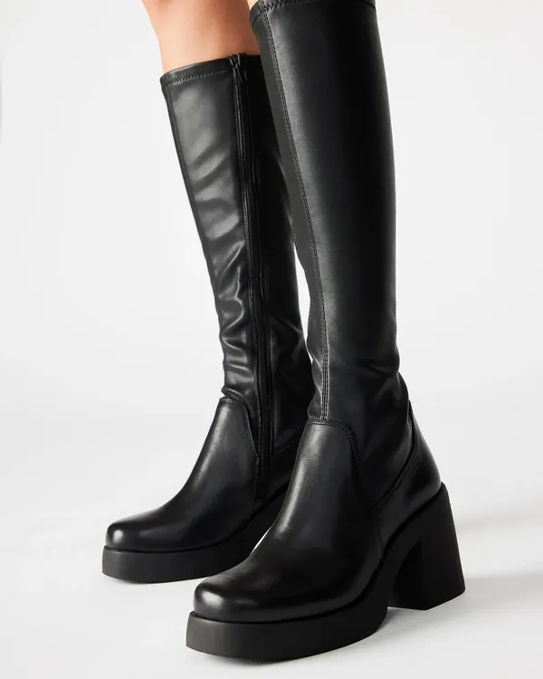 Steve Madden Berkleigh Boot Black Size 6.5 NIB - Image 10