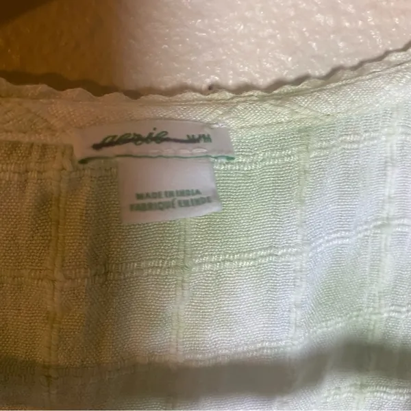 Aerie Light Green Textured Romper country cowgirl‎ feminine boho festival Medium - Image 2