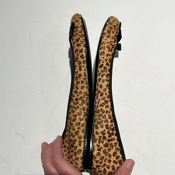 Nine‎ West Edwin Bow Cheetah Ballet Flats B63 - Image 5