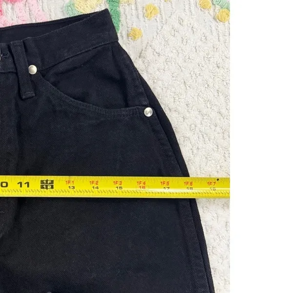 Wrangler Jeans Women 3/4x34 Black High Rise‎ Western Style Classic Denim Pants - Image 8