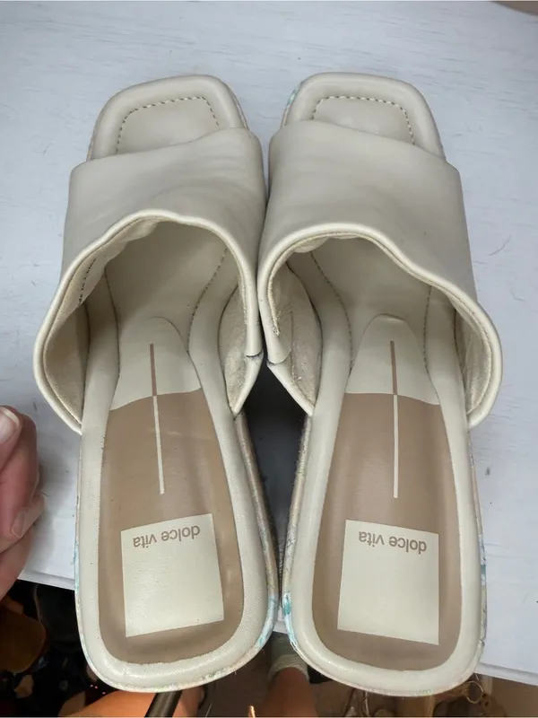 Dolce Vita Women's Elaria Sz 8 Platform Espadrille Wedge Slip On Sandal Resort - Image 7