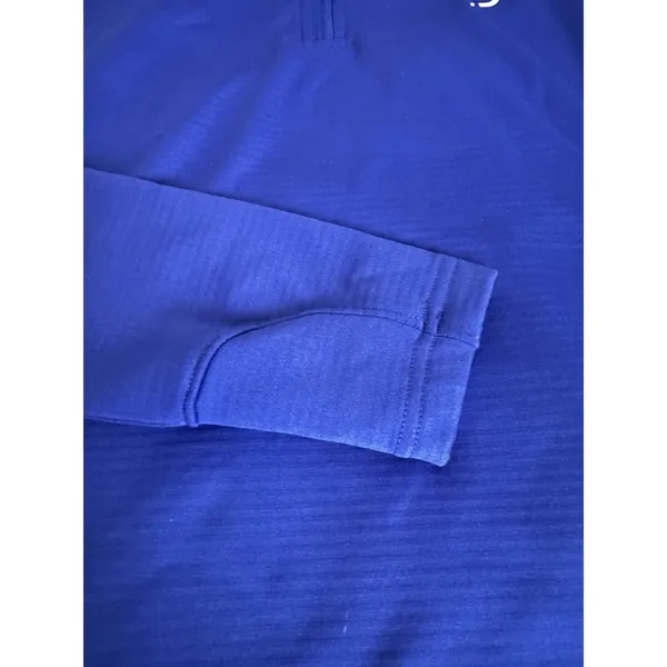 THE NORTH FACE Pullover Fleece Women's Med 1/4 Zip High Neck Blue Hike Outdoor - Image 2