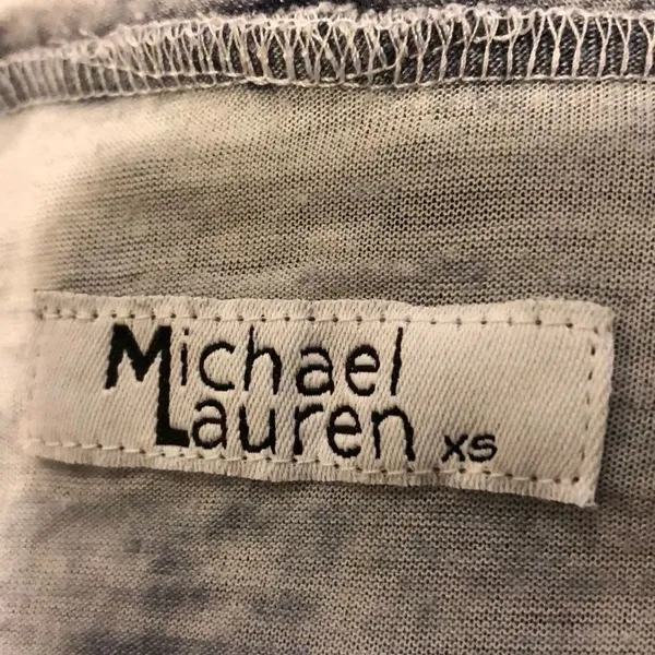 Michael Lauren 3/4 Sleeve Grey Washed Shirt - Image 6