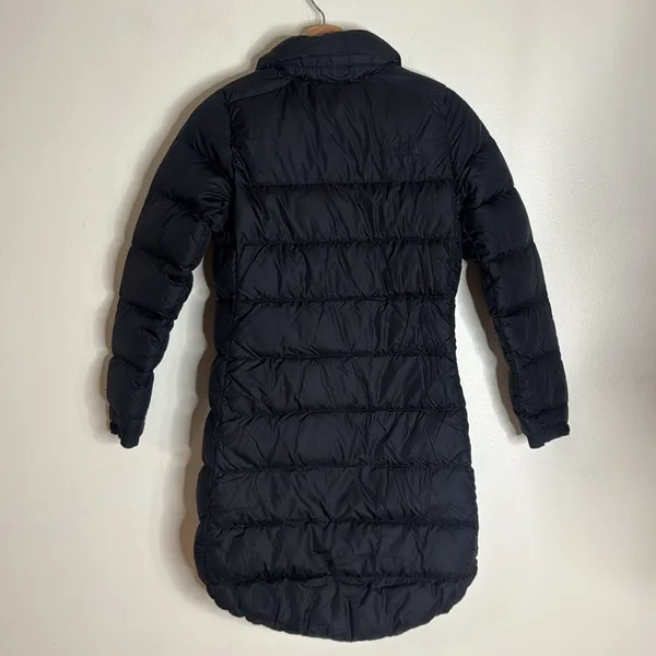 The North Face Metropolis III 550 Down Long Quilt Coat‎ Parka Black Size XS cozy - Image 11