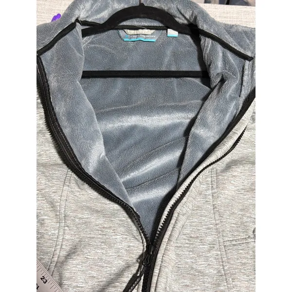 Free Country Womens Softshell Jacket Full Zip Gray Size Medium Fleece Lined‎ - Image 6