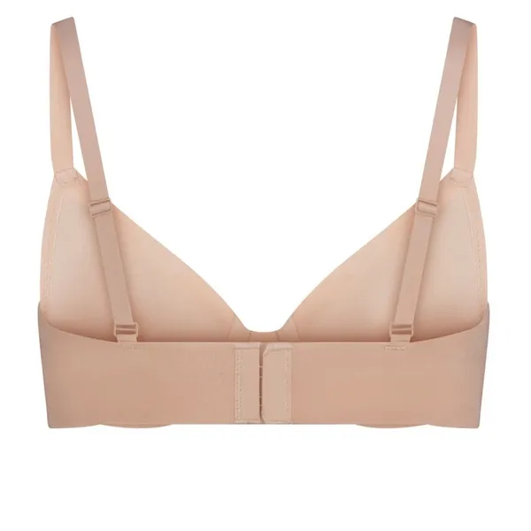 NWOT SKIMS NO SHOW‎ MOLDED UNLINED DEMI BRA - CLAY Size 36A - Image 2