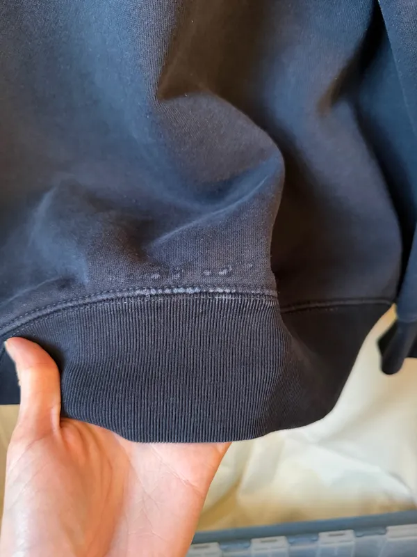 Brandy Melville Navy Boston Hoodie - Image 5