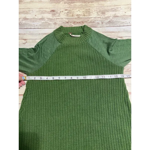 Free People Zou Bisou Knit Sweater Dress Size Small Retro Bell Sleeves Ruffles - Image 8