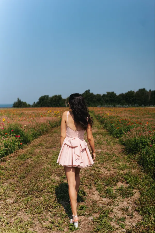 Babyboo Mini Dress Pink - Image 7
