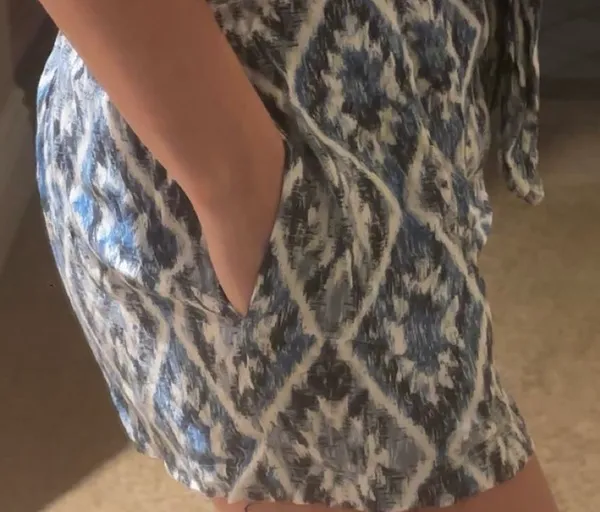 Skies Are Blue Blue Patterned Shorts - Image 6
