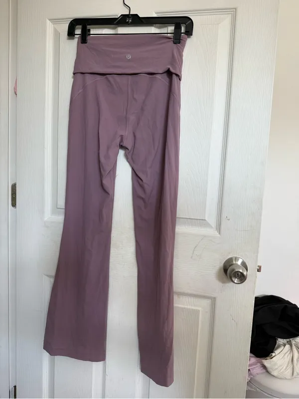 lululemon athletica Fold-Over Flare Groove Leggings - Image 4