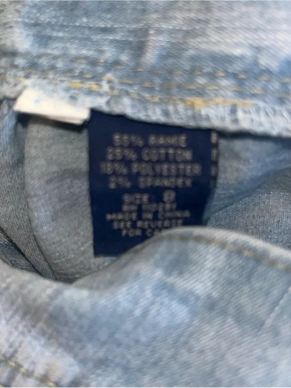 Angels Jeans Pale Blue Relaxed High-Rise Denim size 8 - Image 7