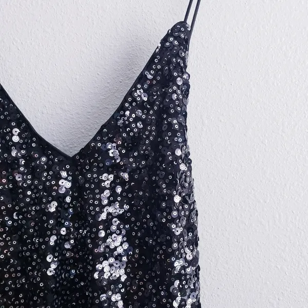 Lulus Force of Fashion Black Sequin Mini Dress - Image 5