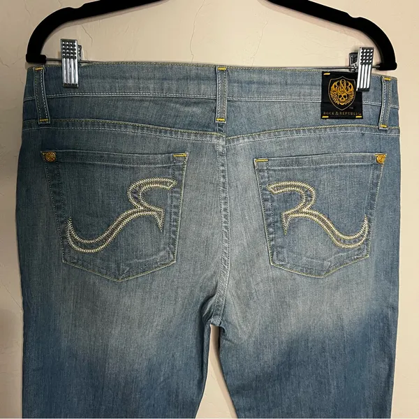 Rock & Republic NWT Kassandra Bootcut Mid Rise Light Was Denim Jeans‎ - Image 9