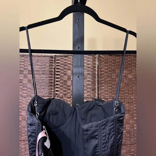 New House of CB Charmaine Corset Dress Black XS - MSRP $285 - Image 10