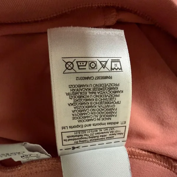Adidas Originals Womens 3-Stripes Leggings Pink White Trefoil leggings Large - Image 4