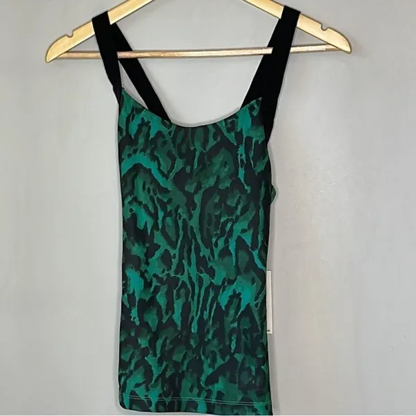 NWT Pam & Gela Tank Top Green Ocelot - Image 5
