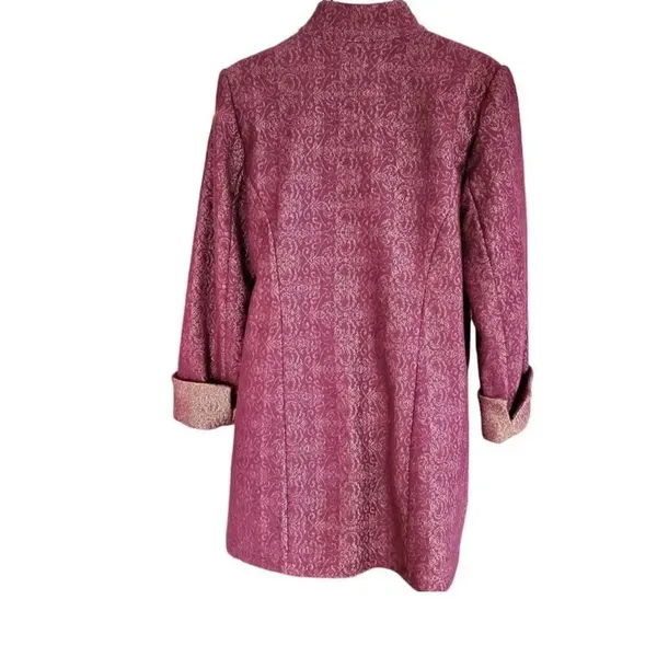 Chico’s size Small long open front jacket , lagenlook coastal - Image 2
