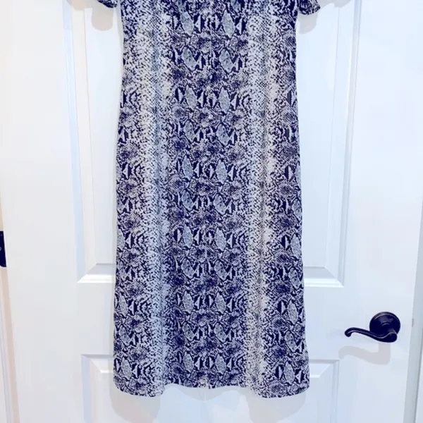 Aqua python print maxi dress size small - Image 4