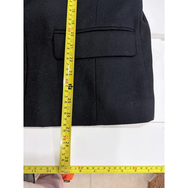 Vintage Pendleton Classic Virgin Wool Blazer Black Made USA Size 14 Fall‎ Autumn - Image 7