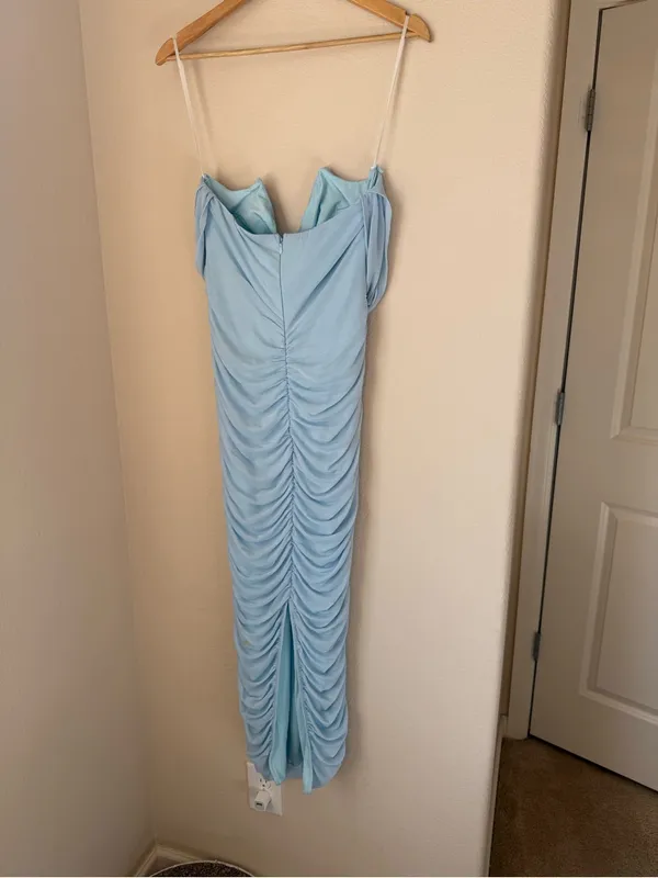 Billy J Kylie Maxi Dress Light Dusty Blue Size AUS 16 (US 12) BNWT - Image 3