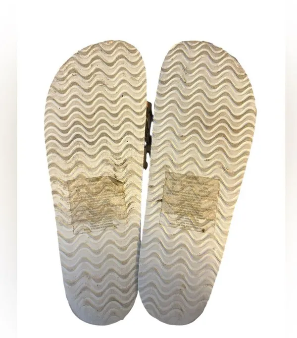 Aerie Leopard Print Cork Knot Slide Sandals - Image 2
