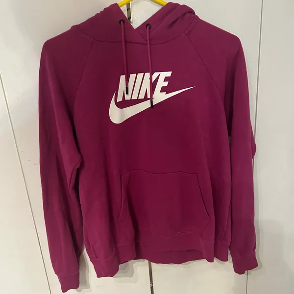 Nike Fuchsia Pullover Hoodie - Image 3