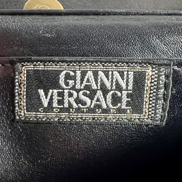 Gianni Mini Leather Medusa Medallion Shoulder Bag - Image 2
