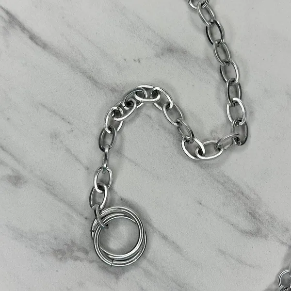 Womens Silver Double Chain Belt Small (S) Medium (M) Draped Y2K Style ✨ - Image 9