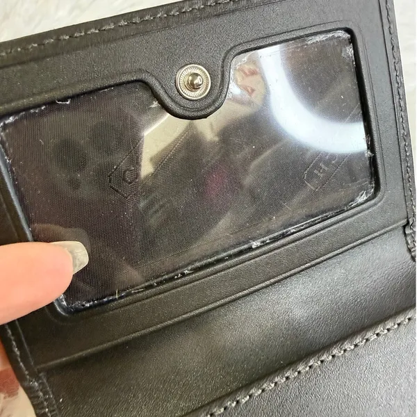 y2k Coach Brown Card Holder Wallet - Image 4