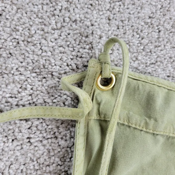 BillaBong Wild Pursuit Overall Romper Womens S Green Spaghetti Tie Shorts Casual - Image 7