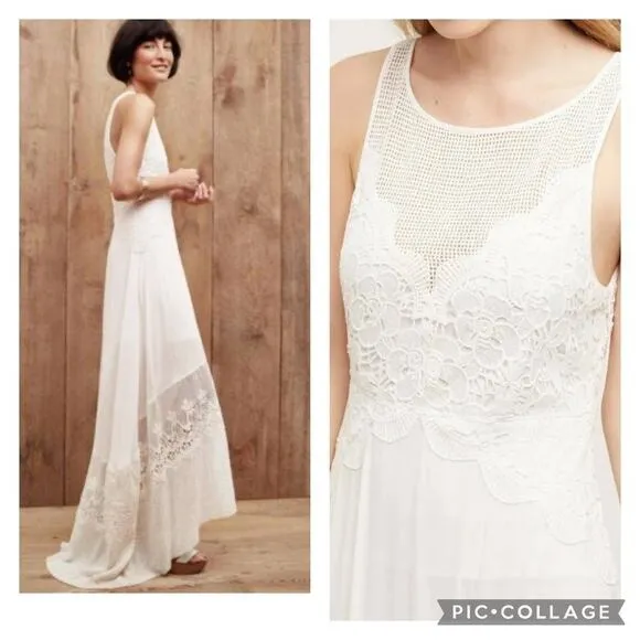 Tracy‎ Reese For Anthropologie EstanciaHigh Low Maxi Dress - Image 3