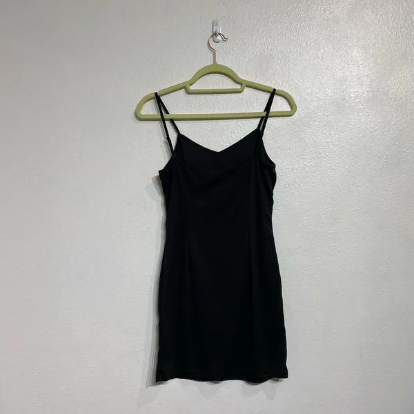 Missguided Black V-Neck Cami Mini Slip Dress Sz 6 NWT - Image 8