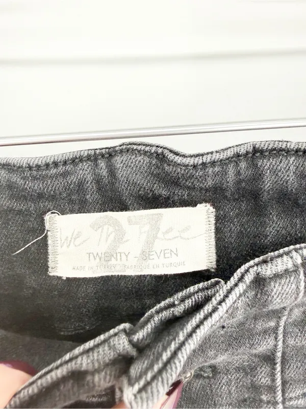 Free People Jayden‎ High Waist Flare Jeans Women's 27 Onyx Boho - Image 6